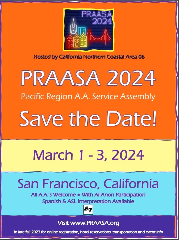 PRAASA 2024 Lake County Ca Alcoholics Anonymous